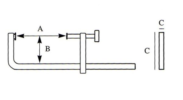 ALFA 60 STRETTOIO VITE MORSETTO STRINGENTE SERRAGGIUNTO PER LEGNO TIPO FALEGNAME - immagine 4