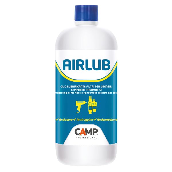 CAMP OLIO LUBRIFICANTE FILTRI PER UTENSILI E IMPIANTI PNEUMATICI 1 L 1054 AIRLUB