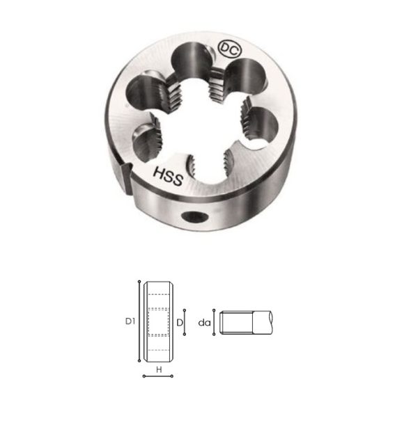 CARMON FM6100 FILIERA FILIERE PER FILETTATURA METRICA SU ACCIAI COMUNI DIN 22568 - immagine 5