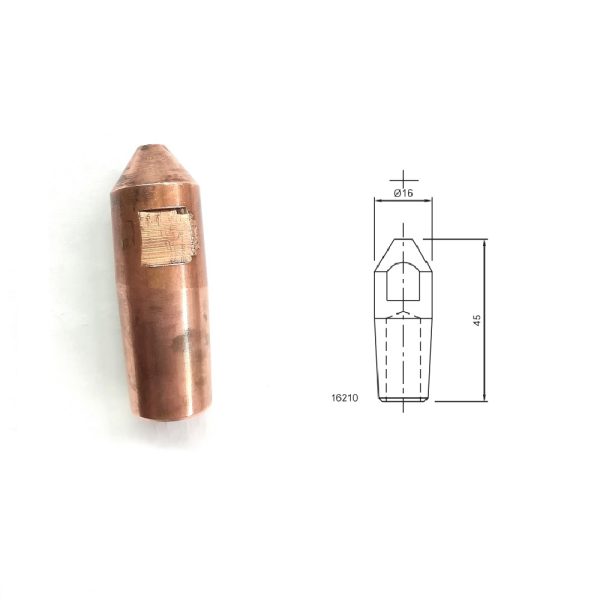 ELETTRODO ELETTRODI 3+3 CONO 16 RICAMBIO PER SALDATRICI PUNTATRICI PUNTATRICE - immagine 4