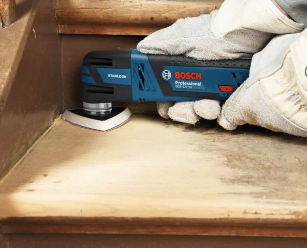 BOSCH GOP 12V-28 UTENSILE MULTIFUNZIONE A BATTERIA VALIGETTA L-BOXX 1 LAMA BIM - immagine 7