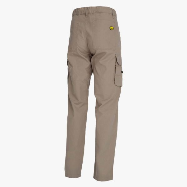 DIADORA UTILITY WIN II ISO PANTALONE PANTALONI CARGO DA LAVORO ESTIVI BEIGE - immagine 3