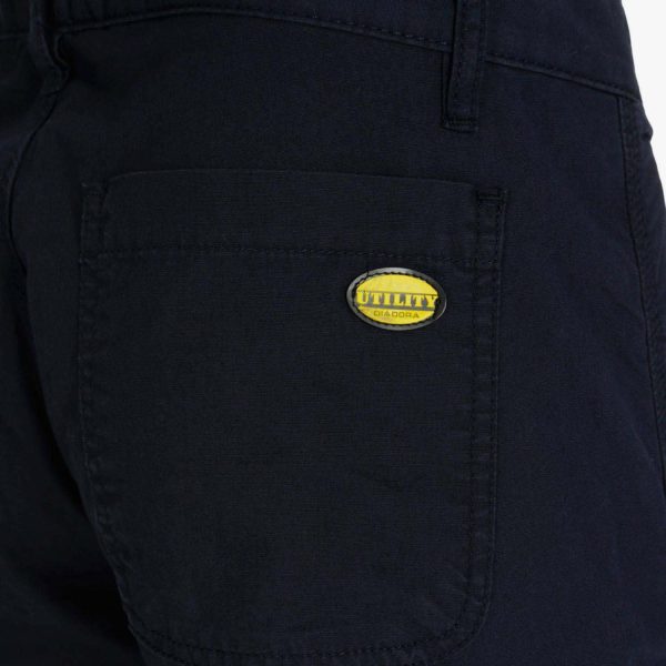 DIADORA UTILITY WIN II ISO PANTALONE PANTALONI CARGO DA LAVORO ESTIVI BLU NAVY - immagine 4