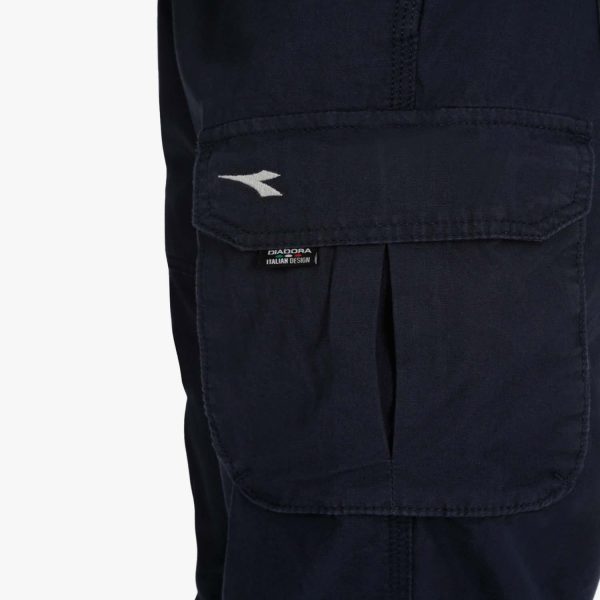 DIADORA UTILITY WIN II ISO PANTALONE PANTALONI CARGO DA LAVORO ESTIVI BLU NAVY - immagine 6