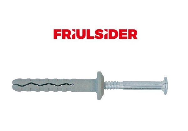 FRIULSIDER TBB TASSELLO PREMONTATO BORDO PIATTO CON VITE ZINCATA POZIDRIVE - immagine 5