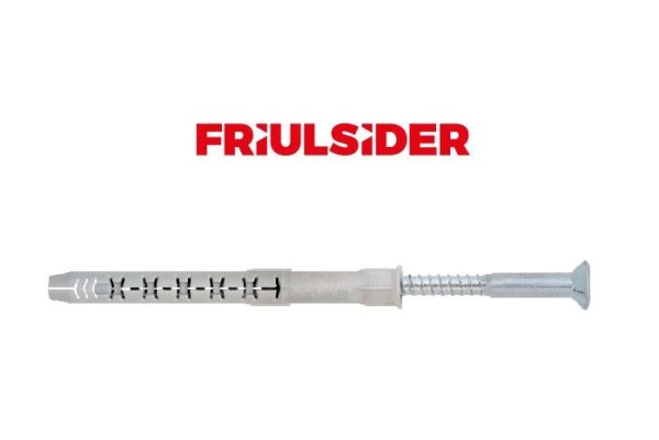 FRIULSIDER FM-X5 TASSELLO PROLUNGATO BORDO SVASATO PER SERRAMENTI CON VITE TPS