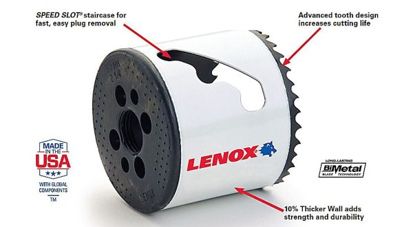 LENOX SEGA FRESA A TAZZA BIMETALLICA T3 CAROTATORE PER FERRO ACCIAIO LEGNO - immagine 6