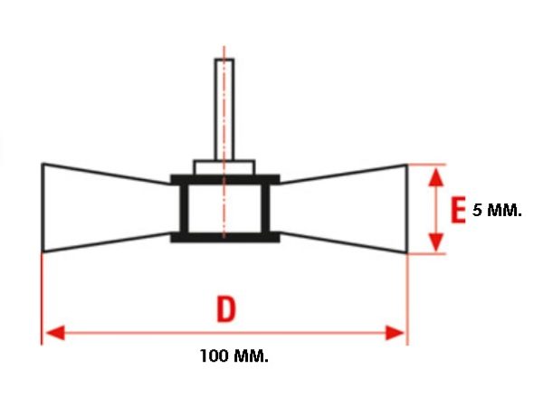 SIT G100A SPAZZOLA SPAZZOLE CIRCOLARI IN NYLON ABRASIVO ABRASIT PER TRAPANO Ø100 - immagine 3