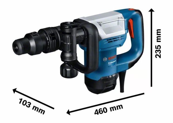 BOSCH PROFESSIONAL GSH 5 MARTELLO DEMOLITORE SCALPELLATORE SDS MAX IN VALIGETTA - immagine 3