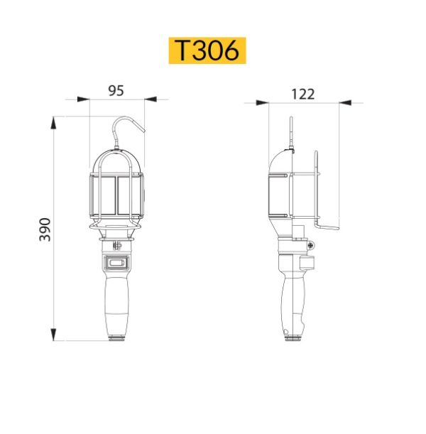 ZECA 5907 5908 AVVOLGICAVO AVVOLGITUBO ELETTRICO CON LAMPADA T306 - immagine 7