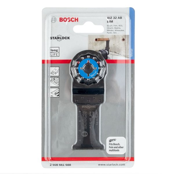 BOSCH AIZ 32 AB BIM LAMA LAME STARLOCK PER UTENSILI MULTIFUNZIONE PER METALLO - immagine 3