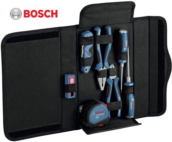 BOSCH PROFESSIONAL 1600A016BV KIT 6 ATTREZZI SET IN CUSTODIA CACCIAVITI PINZA