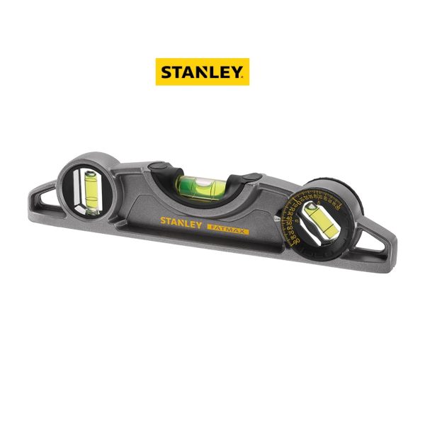 STANLEY LIVELLA MAGNETICA TORPEDO FATMAX LUNGHEZZA 25 CM 3 BOLLE IN ALLUMINIO - immagine 3