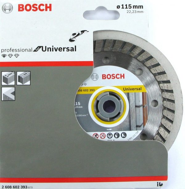 BOSCH 2608602393 DISCO DIAMANTATO STANDARD FOR UNIVERSAL TURBO DIAMETRO 115MM - immagine 3