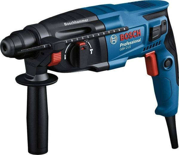 BOSCH TRAPANO MARTELLO PERFORATORE GBH 2-21 SDS PLUS 720 W 2J VALIGETTA COMPATTO - immagine 3