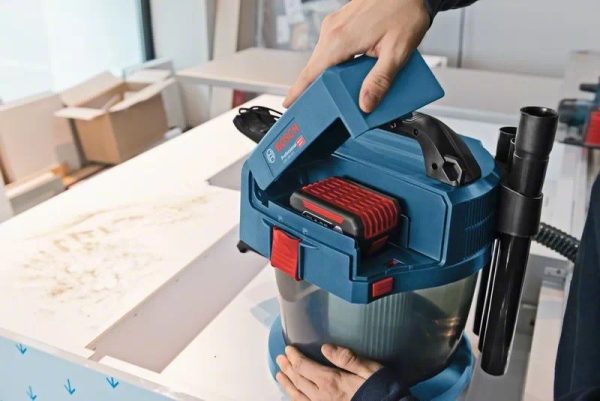 BOSCH ASPIRATORE A BATTERIA GAS 18V-10 L POLVERI E LIQUIDI - immagine 10