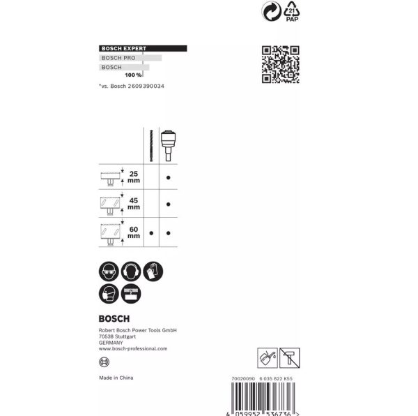 BOSCH ADATTATORE CON PUNTA PER SEGHE A TAZZA MULTI MATERIALE CHANGE PLUS - immagine 5