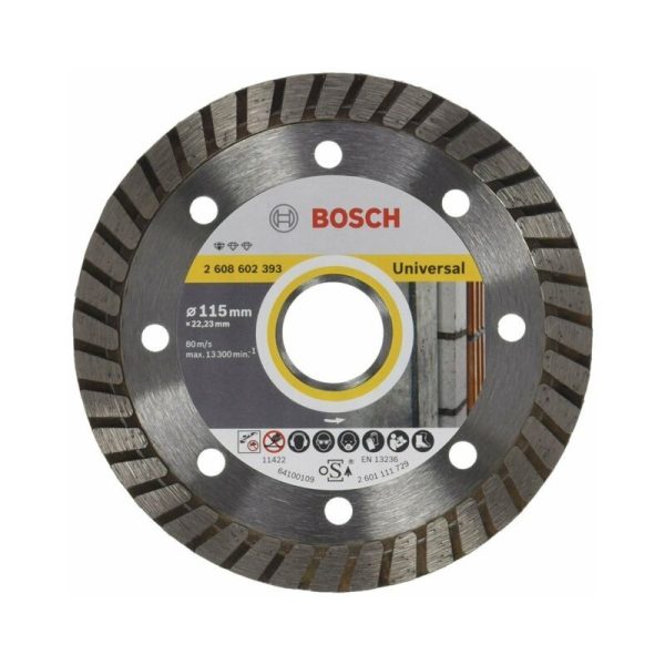 BOSCH 2608602393 DISCO DIAMANTATO STANDARD FOR UNIVERSAL TURBO DIAMETRO 115MM - immagine 4