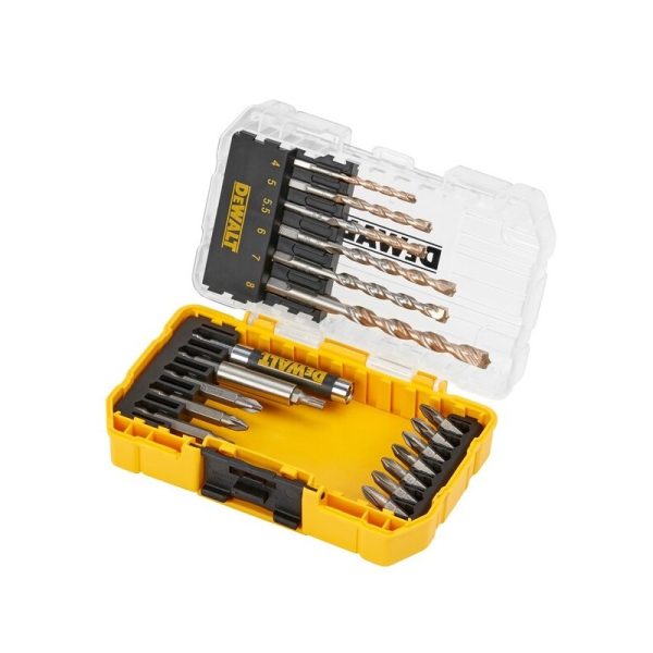 DEWALT DT70712-QZ SET 19 PEZZI KIT PUNTE TRAPANO PER MURO ED INSERTI IN CUSTODIA - immagine 5