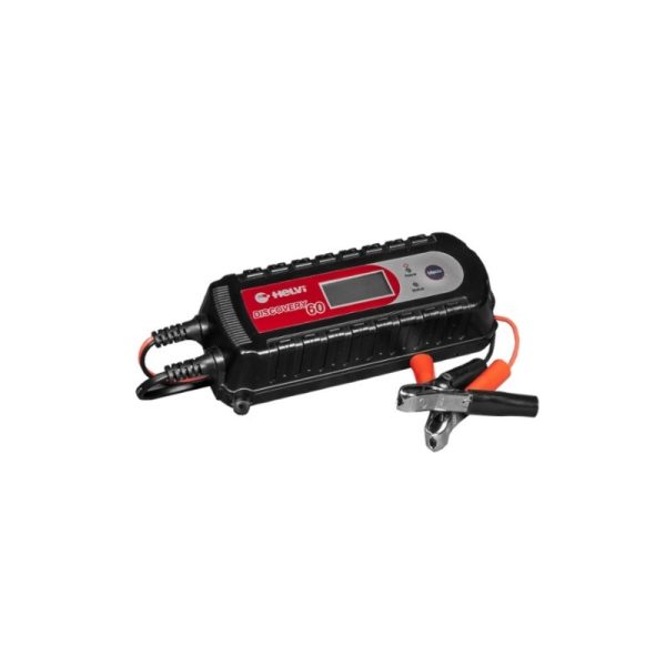 HELVI DISCOVERY 60 CARICA BATTERIE PORTATILE 6/12V A 4 LIVELLI PER AUTO E MOTO - immagine 4