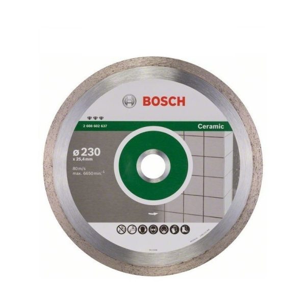 BOSCH DISCO DIAMANTATO PER PIASTRELLE SMERIGLIATRICE ANGOLARE BEST FOR CERAMIC 230 - immagine 6