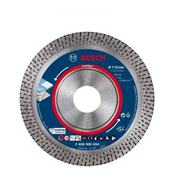 BOSCH DISCO DIAMANTATO PER CERAMICA PIASTRELLA EXPERT HARD CERAMIC 115 - immagine 6