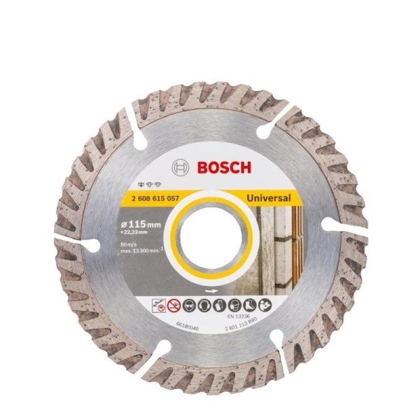 BOSCH DISCO DIAMANTATO PER CALCESTRUZZO SMERIGLIATRICE ANGOLARE 115 - immagine 4