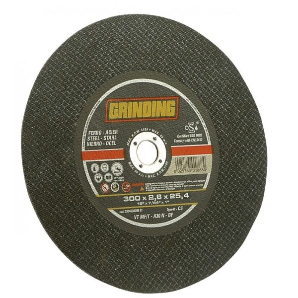 GRINDING 66252920805 DISCO DISCHI MOLA MOLE DA TAGLIO TRONCATRICI 300x2,8x25,4 - immagine 5