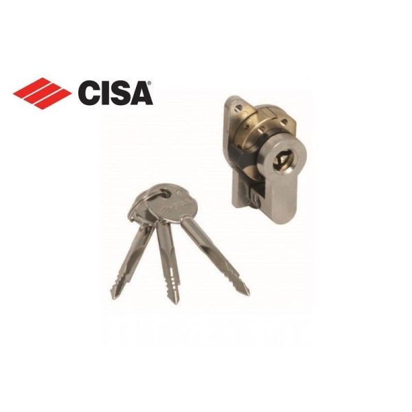 CISA 02400 CILINDRI STANDARD DA APPLICARE CILINDRO CON CHIAVE A SPILLO 6 PERNI - immagine 5