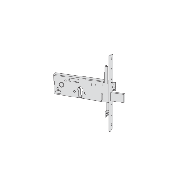 CISA 56358 SERRATURA PORTA DA INFILARE A CILINDRO SERRATURE PORTE PER FASCE H 64 - immagine 4