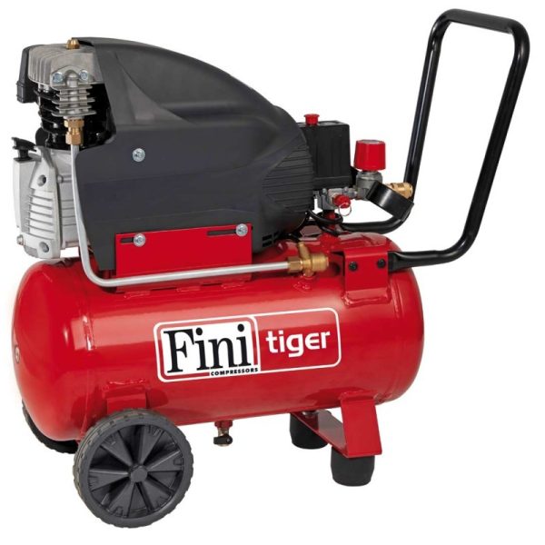 FINI TIGER MK 265M COMPRESSORE ARIA 24 LITRI 2HP 1,5KW 10 BAR 250L/MIN 230V - immagine 4