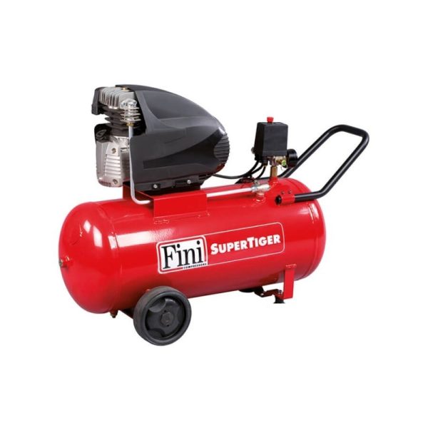 FINI SUPER TIGER MK265M COMPRESSORE ARIA 50 LITRI 2HP 1,5KW 10 BAR 250L/MIN 230V - immagine 4