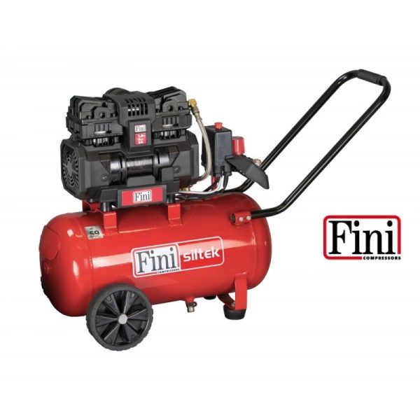 FINI COMPRESSORE ARIA SILENZIATO 24 LITRI SILTEK TB 24 8 BAR 1.5 HP 59 db(A) - immagine 4